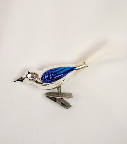 Christmas ornament, hand painted glass bird, 1930s.
Great condition
