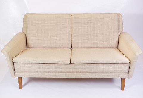 2 pers - DUX Sofa - Lyst Uld - Folke Ohlsson - Fritz Hansen
Flot stand
