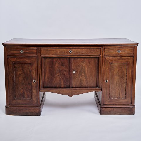 Skænk / Skrivebord - Håndpoleret Mahogni - Engelsk stil - 1860