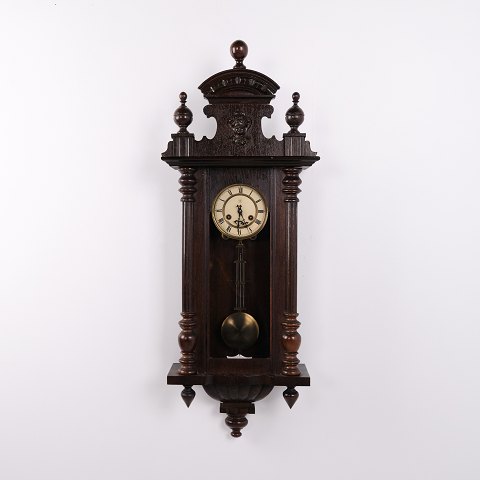 Antique Junghans Oak Wall Clock from the 1920s