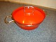 Nanna Ditzel red enamel pot with lid and steel hanger with isolringseffekt 5000 
m2 showroom
