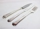 Dinner knife, Fish knife & Lunch fork in Heirloom silver no. 2 - Hans Hansen 
Great condition
