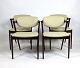 A set of 4 dining chairs, model 42,  by Kai Kristiansen and Schou Andersen, 
1960s.
5000m2 showroom.