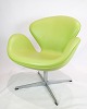 Svanen - Model 3320 - Lime Grønt Læder - Arne Jacobsen - Fritz Hansen - 2007
Flot stand
