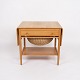 Sybord Med Hylde - Model AT-33 - Sæbebehandlet Egetræ - Hans J. Wegner - Andreas 
Tuck - 1950erne
