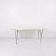 Piet Hein Superellipse Coffee Table in White Laminate for Fritz Hansen