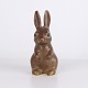 Knud Basse Hare Figure in Glazed Ceramic, Danish Design, 1960s