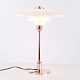Poul Henningsen Table Lamp Model PH 3½-2½ Limited Edition in Copper and White Opal Glass for Louis Poulsen