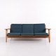 Hans J. Wegner GE-290/3 Three Seater Sofa in Soap Treated Oak