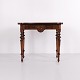 Games Table in Polished Mahogany with Brass Mounts from the 1860s