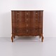 Large Baroque Oak Chest of Drawers with Brass Fittings, 18th Century