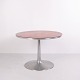 Bjørn Wiinblad Vintage Round Dining Table with Decorative Top and Aluminium Pedestal 1960s