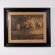 Otto Bache Vintage Print “I Vandmøllegaarden” 63 x 76 cm