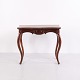 Antique Mahogany Fold-Over Table with Cabriole-Style Legs 19th Century